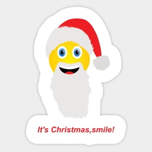 Smiley dedicated to Christmas Sticker